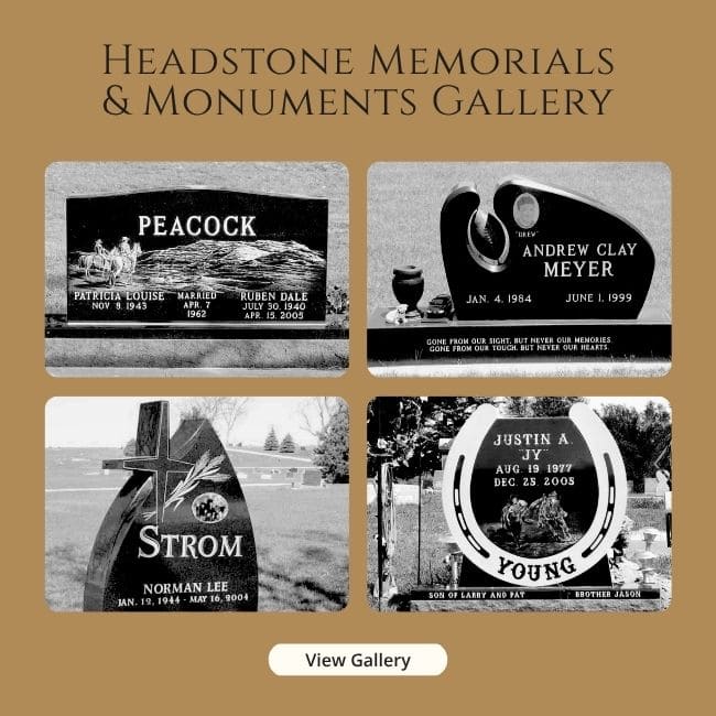 Home Headstone Gallery